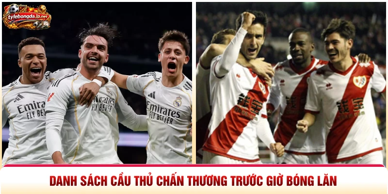 Danh sách cầu thủ chấn thương trước giờ bóng lăn