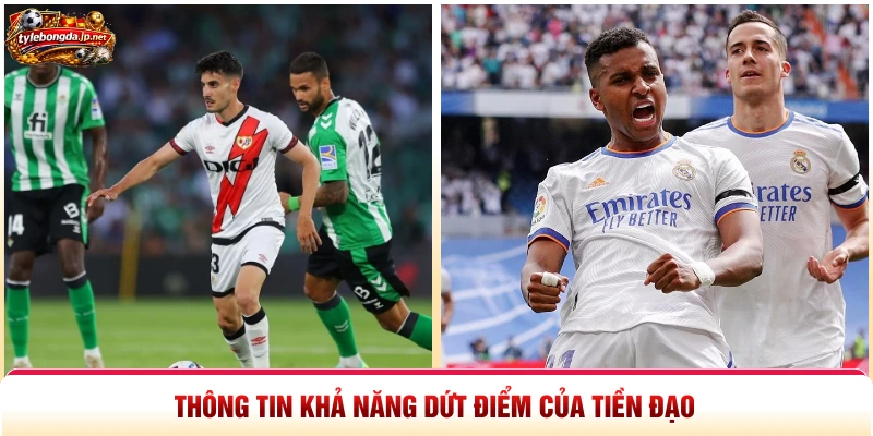 Thông tin khả năng dứt điểm của tiền đạo